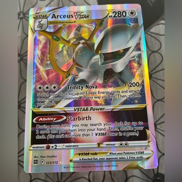 Pokemon Other - Arceus Holo 2022 Jumbo Oversized Pokemon Card Game TCG